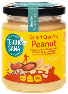 TerraSana Pindakaas Salted Crunchy 250GR TerraSana Pindakaas Salted Crunchy 250GR