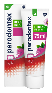 De Online Drogist Parodontax Tandpasta Herbal Fresh - dagelijkse tandpasta tegen bloedend tandvlees 75ML aanbieding