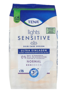 TENA Lights Pads Sensitive Normal 16ST