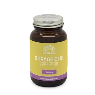 Mattisson HealthStyle Borage Olie 1000mg Capsules 60CP Mattisson HealthStyle Borage Olie 1000mg Capsules 60CP