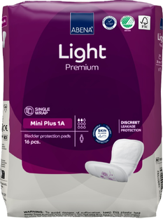 Abena Light Premium Mini Plus 1A Inlegverband 16ST Abena Light Premium Mini Plus 1A Inlegverband 16ST
