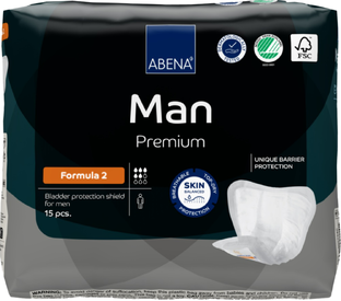 Abena Man Premium Formula 2 Inlegverband 15ST Abena Man Premium Formula 2 Inlegverband 15ST