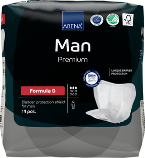 Abena Man Premium Formula 0 Inlegverband 14ST Abena Man Premium Formula 0 Inlegverband 14ST
