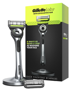 Gillette Labs met Exfoliërende Strip | Incl. 2 mesjes 1ST Gillette Labs met Exfoliërende Strip | Incl. 2 mesjes 1ST