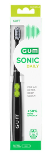 GUM Sonic Daily Tandenborstel Zwart 1ST GUM Sonic Daily Tandenborstel Zwart 1ST