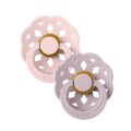 BIBS Fopspeen 0-6 Maanden Blossom/Dusky Lilac 2ST