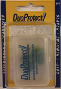 DuoProtect Beschermende Oordoppen 1PR DuoProtect Beschermende Oordoppen 1PR