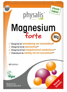 Physalis Magnesium Forte Tabletten 60TB Physalis Magnesium Forte Tabletten 60TB