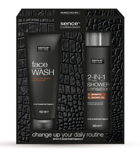 SenceBeauty Men Facewash & 2 In 1 Showergel Geschenkset 1ST