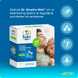 Dr. Breathe Well Neusstrips Medium/Large 90ST Blauwe achtergrond, verpakking, voordelen Dr. Breathe Well Neusstrips Medium/Large 90ST Blauwe achtergrond, verpakking, voordelen