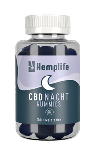 Hemplife CBD + Melatonine Nacht Gummies 60ST