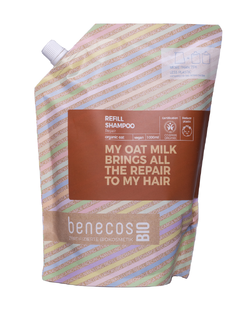 Benecos Oat Repair Shampoo Navulverpakking 1LT  Benecos Oat Repair Shampoo Navulverpakking 1LT