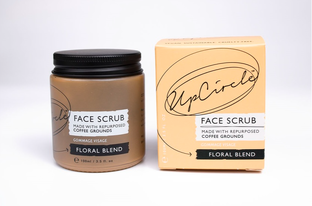 UpCircle Coffee Face Scrub - Floral Blend For Sensitive Skin 100ML
