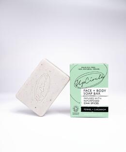 UpCircle Face & Body Soap Bar Fennel & Cardamom 100GR