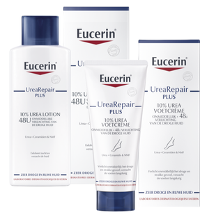 Eucerin UreaRepair PLUS 10% Urea Verzorging Set - Bodylotion en Voetcrème - 2 stuks Eucerin UreaRepair PLUS 10% Urea Verzorging Set - Bodylotion en Voetcrème - 2 stuks