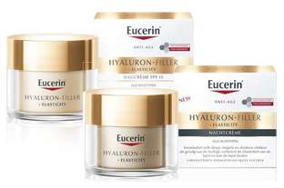Eucerin Hyaluron-Filler Huidverzorgingsset - Elasticity Dagcrème SPF15 en Nachtcrème - 2 Stuks Eucerin Hyaluron-Filler Huidverzorgingsset - Elasticity Dagcrème SPF15 en Nachtcrème - 2 Stuks