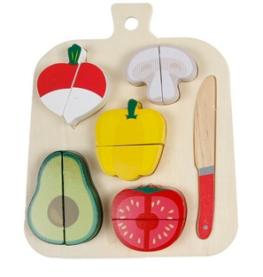 Speelgoed Groente & Fruit Snijset Hout 1ST Speelgoed Groente & Fruit Snijset Hout 1ST