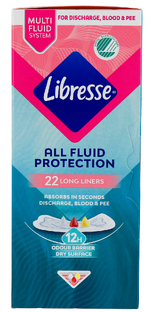 Libresse Extra Protection Long Inlegkruisjes 22ST Libresse Extra Protection Long Inlegkruisjes 22ST