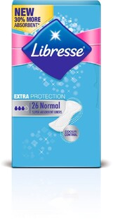De Online Drogist Libresse Extra Protection Normal Inlegkruisjes 20ST aanbieding