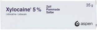 Xylocaine Aspen Xylocaine Lidocaïne 5% Zalf 35GR  Xylocaine Aspen Xylocaine Lidocaïne 5% Zalf 35GR
