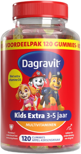 Dagravit Kids-Xtra Multivitaminen Gummies Voordeelpak 120ST Dagravit Kids-Xtra Multivitaminen Gummies Voordeelpak 120ST