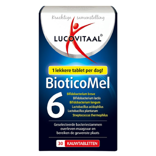 Lucovitaal Bioticomel Kauwtabletten 30TB Lucovitaal Bioticomel Kauwtabletten 30TB