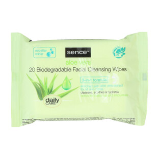Sence Aloe Vera Gezichts Reinigingsdoekjes 20ST Sence Aloe Vera Gezichts Reinigingsdoekjes 20ST