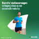 Nicorette Invisi 15 mg Nicotine Pleister 14ST Model aan het hardlopen Nicorette Invisi Patch Pleisters 15mg
