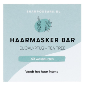 Shampoo Bars Haarmasker Bar Eucalyptus en Tea Tree 45GR Shampoo Bars Haarmasker Bar Eucalyptus en Tea Tree 45GR