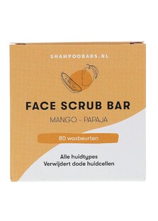 Shampoo Bars Gezichtsscrub Mango en Papaja 60GR Shampoo Bars Gezichtsscrub Mango en Papaja 60GR