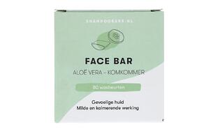 Shampoo Bars Facewash Bar Aloë Vera en Komkommer 60GR