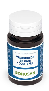 Bonusan Vitamine D3 25mcg Softgels 90SG