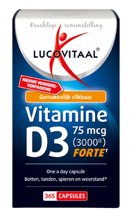 Lucovitaal Vitamine D3 75mcg Forte Capsules 365CP Lucovitaal Vitamine D3 75mcg Forte Capsules 365CP