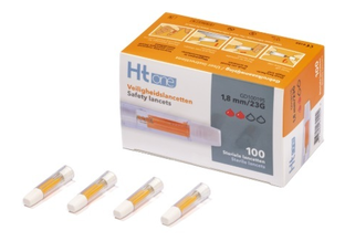 Ht One Veiligheidslancet 1,8mm 100ST Ht One Veiligheidslancet 1,8mm 100ST