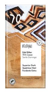 Vivani Superior Dark 70% Chocolade 100GR