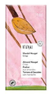 Vivani Almond Nougat Crisp 80GR