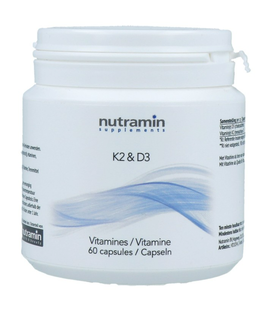Nutramin Vitamine K2 & D3 Capsules 60CP Nutramin Vitamine K2 & D3 Capsules 60CP