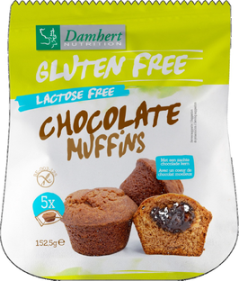 Damhert Glutenvrije Chocolade Muffins 153GR
