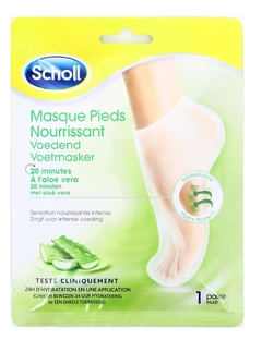 Scholl Voedend Voetmasker Aloë Vera 1PR Scholl Voedend Voetmasker Aloë Vera 1PR