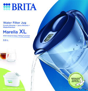 Brita Waterfilterkan Marella Blauw XL + 1 Maxtra Filterpatroon 3,5LT Brita Waterfilterkan Marella Blauw XL + 1 Maxtra Filterpatroon 3,5LT