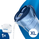 Brita Waterfilterkan Marella Blauw XL + 1 Maxtra Filterpatroon 3,5LT brita xl waterfilter Brita Waterfilterkan Marella Blauw XL + 1 Maxtra Filterpatroon 3,5LT brita xl waterfilter