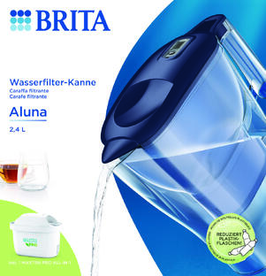 Brita Waterfilterkan Aluna Blauw 2,4LT
