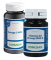 Bonusan Omega-3 MSC + Vitamine D3 25mcg/1000 IE - Combiset 2 Stuks