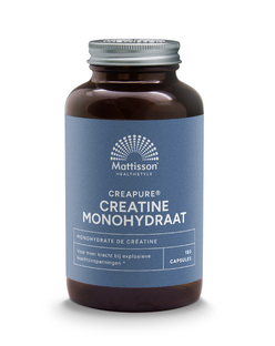 Mattisson HealthStyle Mattisson Creatine Monohydraat Capsules 180CP Mattisson HealthStyle Mattisson Creatine Monohydraat Capsules 180CP