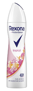 De Online Drogist Rexona Women Fragrance Tropical Deodorant Spray 150ML aanbieding