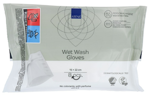 Abena Vochtige Washand Geparfumeerd 8ST Abena Vochtige Washand Geparfumeerd 8ST