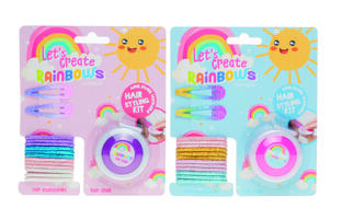 Casuelle Rainbow Hair Styling Kit Giftset 1ST
