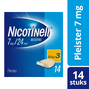 Nicotinell Pleisters Combi voor matige/ lichte roker - 14 mg + 7 mg - 2 StuksNicotinell pleister 7 mg