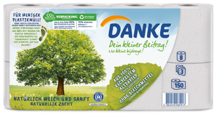Danke Toiletpapier Rollen 8ST Danke Toiletpapier Rollen 8ST
