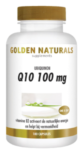 Golden Naturals Q10 100mg Capsules 180CP Golden Naturals Q10 100mg Capsules 180CP